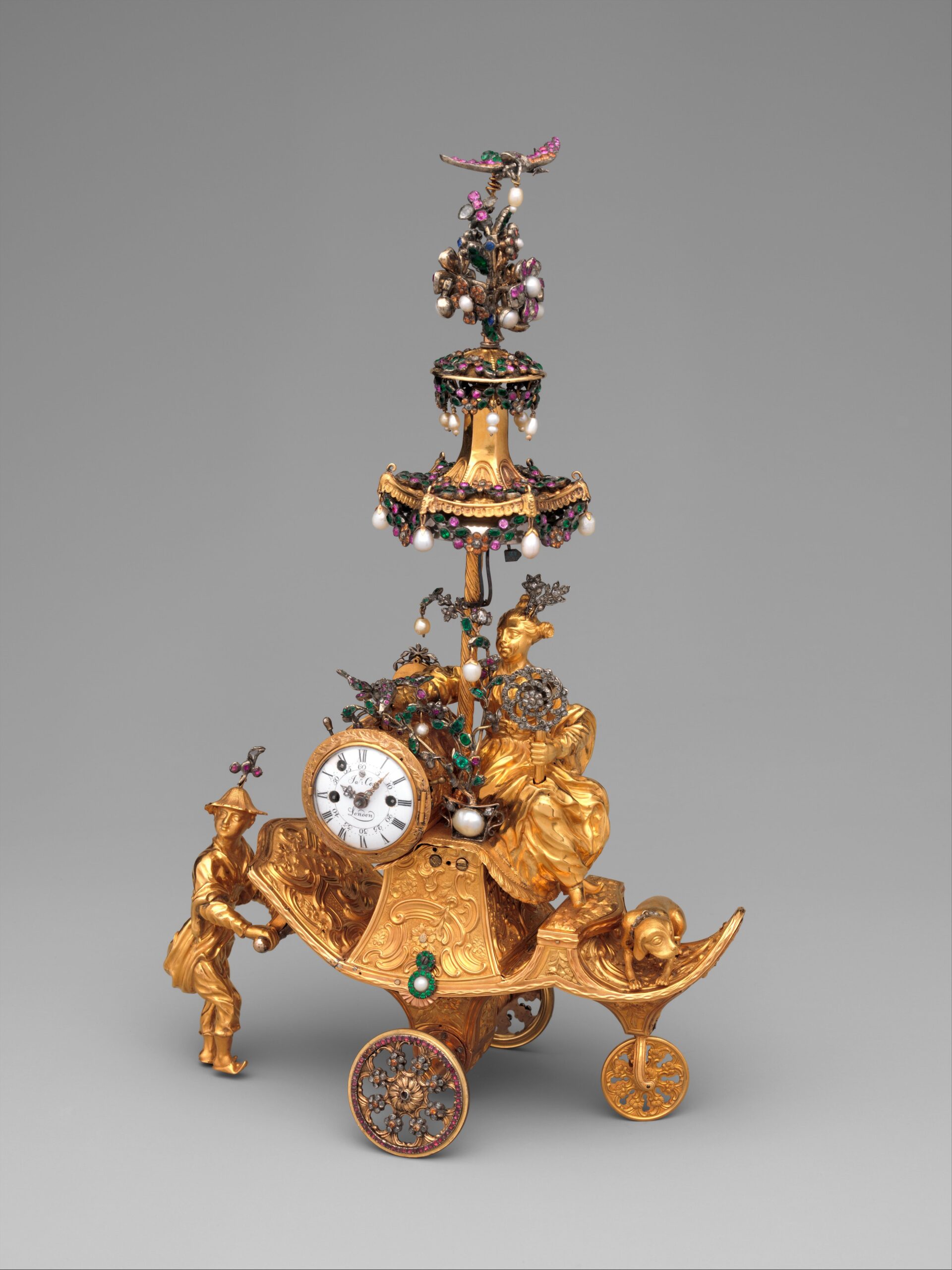 James Cox's elaborate jeweled mechanical chariot from 1766