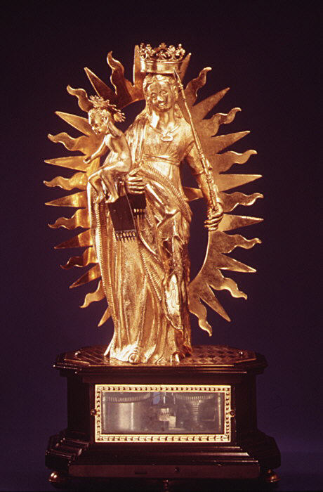Madonna and Child automaton clock by Nikolaus Schmidt the Elder, circa 1620–1625